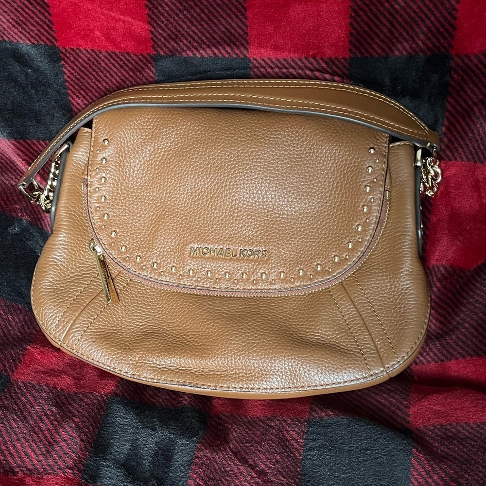 Michael Kors light brown shoulder bag